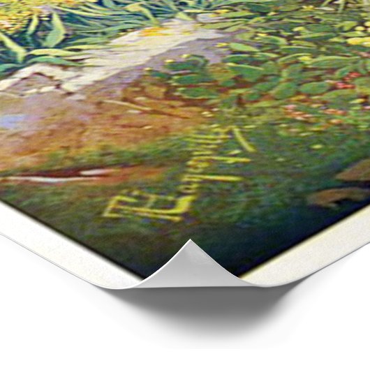 Poster Belle vue sur Nice France (Coin)