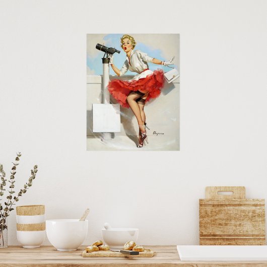 Poster Belle vue vers le haut (Cuisine)