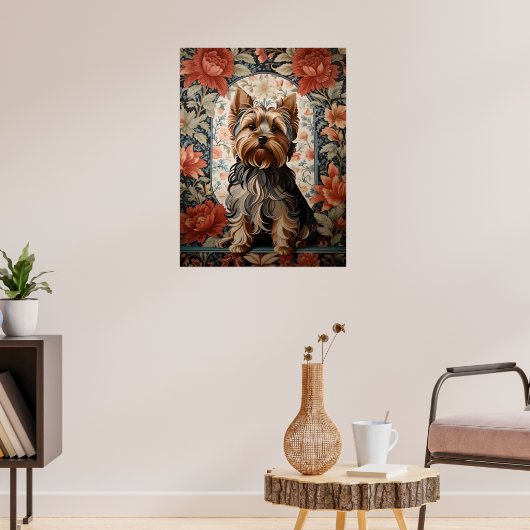 Poster Belle Yorkie | Yorkshire Terrier Portrait (Salon 3)