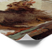 Poster Bellerophon, à cheval Pegasus, tuant la Chimera, (Coin)