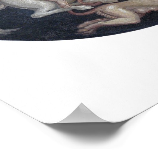 Poster Bellerophon on Pegasus (Coin)