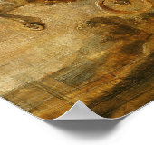 Poster Bellerophon Riding Pegasus Combattre la Chimera (Coin)