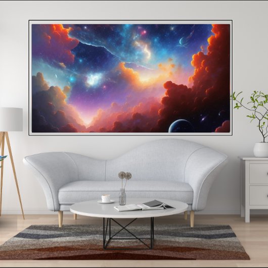 Poster Belles couleurs Abstraites Night Sky stars 2