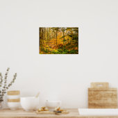 Poster Belles Couleurs d'Automne Arbres Forêt (Cuisine)