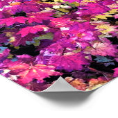 Poster Belles feuilles automnales (Coin)