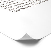 Poster Belles fleurs | Aquarelle (Coin)