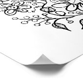 Poster Belles Fleurs Couleur (Coin)