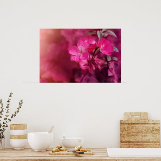 Poster Belles fleurs de printemps (Cuisine)