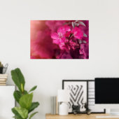 Poster Belles fleurs de printemps (Bureau à domicile)