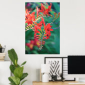 Poster Belles fleurs rouges Imprimer n° 6837 (Bureau à domicile)