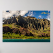 Poster Belles monts Hawaii (Devant)