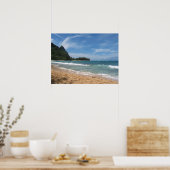 Poster Belles plages de Kauai (Cuisine)