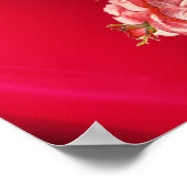 POSTER BELLES ROSES ROSES (Coin)