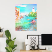 Poster ** Bellissima Italien Langue Venise Venezia Soft (Bureau à domicile)
