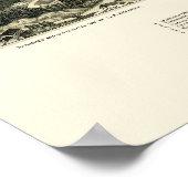 Poster Bellows Falls, VT Carte panoramique - 1880 (Coin)