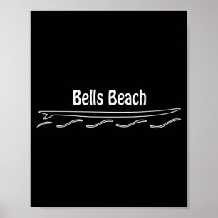 Poster Bells Beach Australie Surfboard à une dérive Surfi