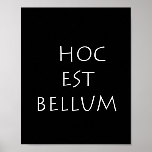 Poster Bellum de mesure (Devant)