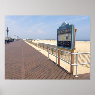 Poster Belmar Fifth Avenue Beach Jersey Shore