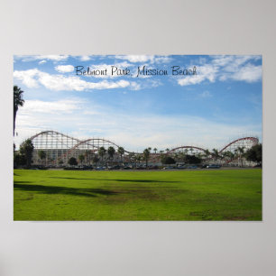 Poster Belmont Park, plage de mission