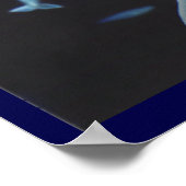 Poster Beluga Whale Art Imprimer Marinelife Whale Peintur (Coin)