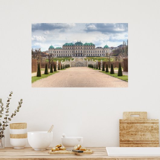 Poster Belvedere (Cuisine)