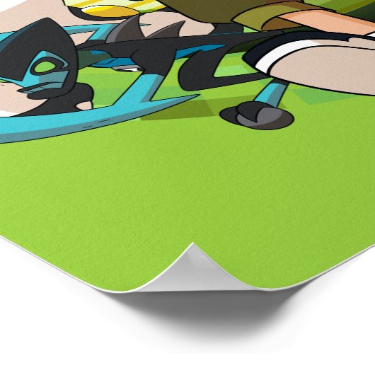 Poster Ben 10 Alien Rush Graphique (Coin)