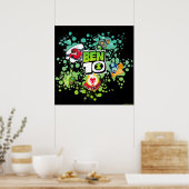 Poster Ben 10 Aliens Formulaires Graphique de bulle (Cuisine)