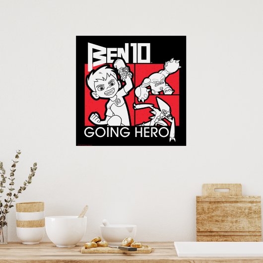 Poster Ben 10 Going Hero (Cuisine)