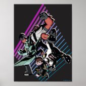 Poster Ben 10 Retro Alien Group Graphic (Devant)