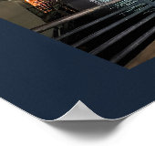 Poster Ben Franklin Bridge Philadelphie (Coin)