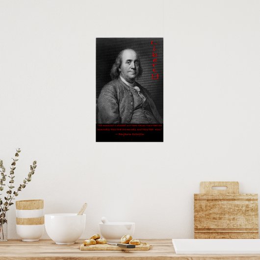 Poster Ben Franklin - Ceux qui bougent (Cuisine)