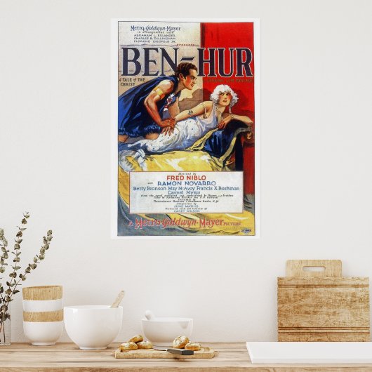 Poster Ben-Hur 1925 (Cuisine)