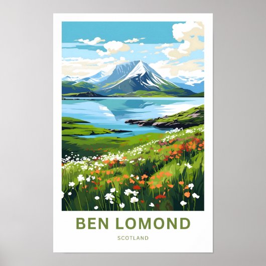 Poster Ben Lomond Scotland (Devant)