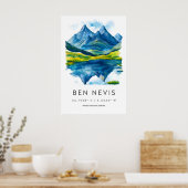 Poster Ben Nevis aquarelle 1 (Cuisine)