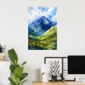 Poster Ben Nevis Aquarelle 2 (Bureau à domicile)