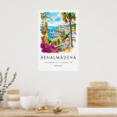 Poster Benalmadena Aquarelle 1 (Cuisine)