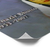 Poster benazir bhutto (Coin)