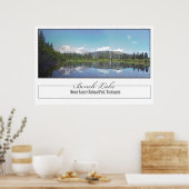 Poster Bench Lake (Cuisine)