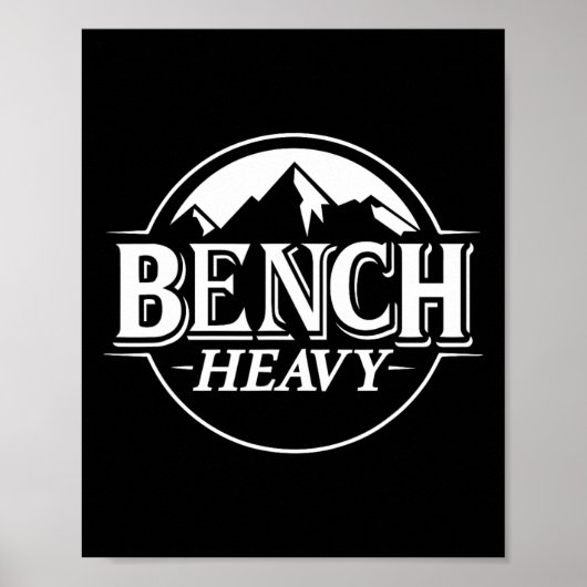 Poster Bench Lourd Article De Salle De Sport Pour Amateur (Devant)