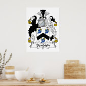 Poster Bendish Family Crest (Cuisine)