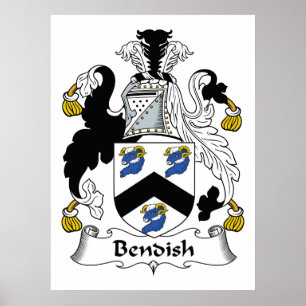 Poster Bendish Family Crest
