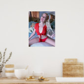 Poster Bendy Barbie Red Smile (Cuisine)