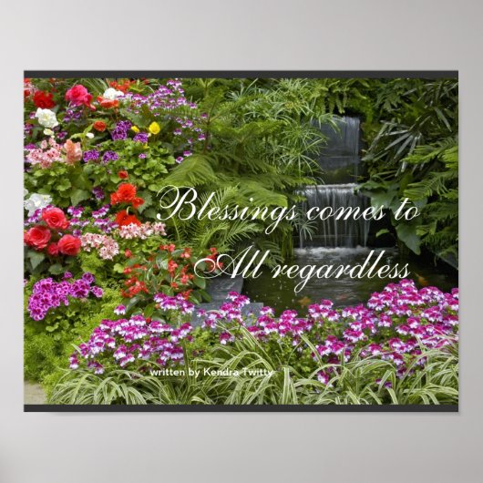 Poster Bénédiction (Devant)