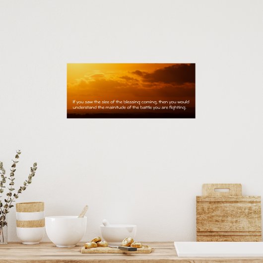 Poster Bénédiction (Cuisine)