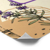 Poster Bénédiction de Fleurs Herbacées Personnalisable (Coin)