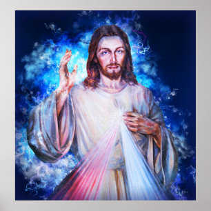 Poster Bénédiction de Jésus