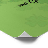 Poster Bénédiction de mariage irlandais - (Coin)