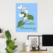 Poster Bénédiction de Pâques (Bureau à domicile)