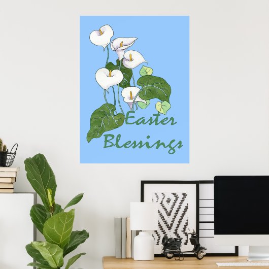 Poster Bénédiction de Pâques (Bureau à domicile)
