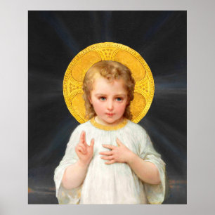 Poster Bénédiction du Christ enfant par Émile Munier CC00